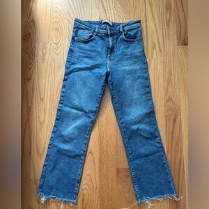 Zara Cropped Flared Jeans
